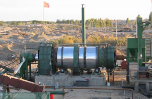 Горизонтальная Барабанная Печь Для Битуминозного Песка и Горючего Сланца